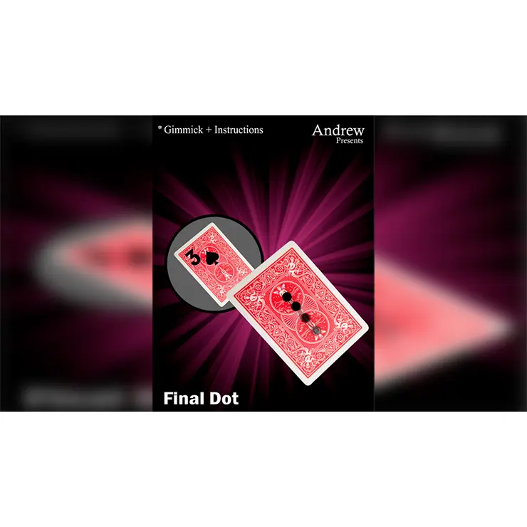 Andrew Presents Final Dot by Andrew - Fantastically Crafted Gimmick with Online Instruction Video for Stunning Visual Effects