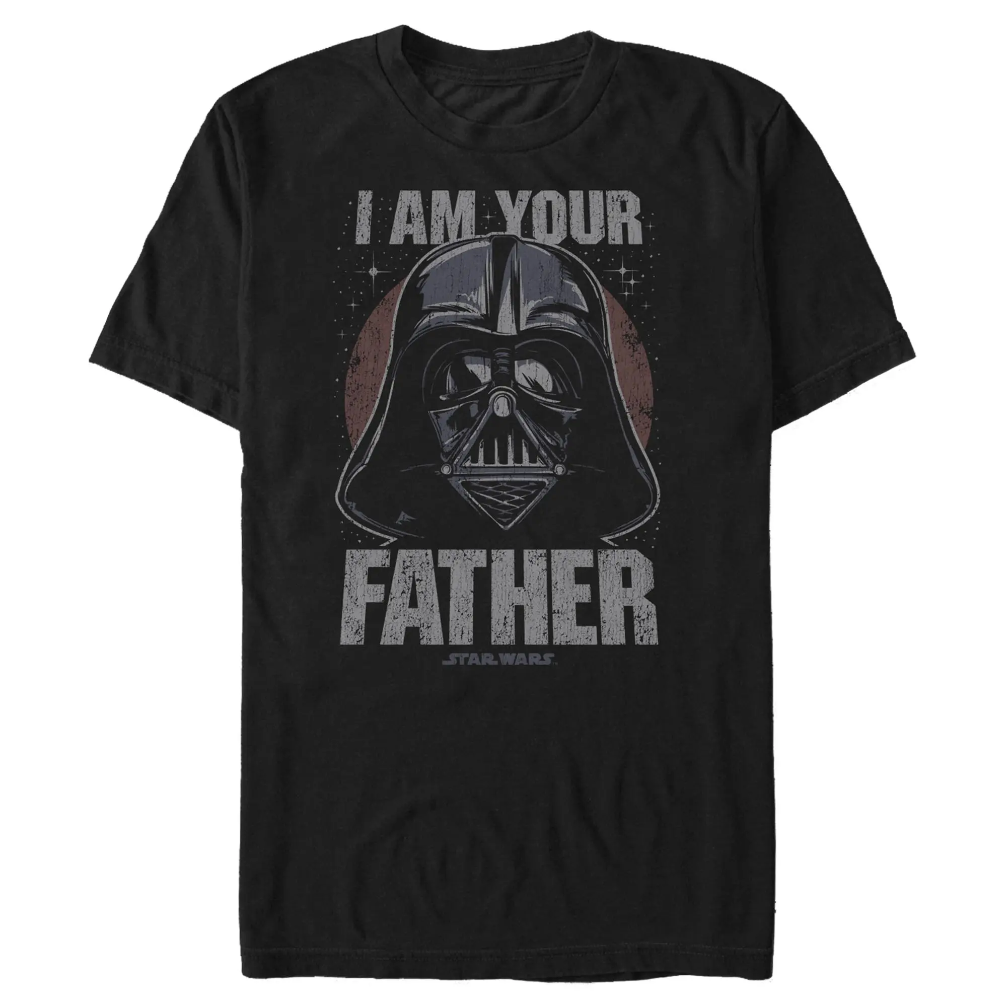 Men's Star Wars: A New Hope Darth Vader I Am Your Father Distressed T-Shirt