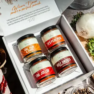 Gift box!! The TKO Collection - Jollof, Cool, Calm & Curry, Peri Peri, Holy Smokes | cast  iron