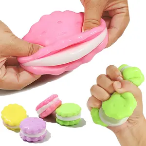 Stress Relief Squishy Fidget Toys Adults, 4 Pack Taba Squishy Cute Toys, Sensory Toys for Kids with Autism Classroom Must Haves, Squid Game Toys