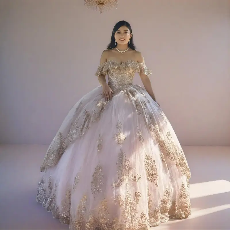 white quinceanera dresses - TikTok Shop white quinceanera dresses - TikTok Shop