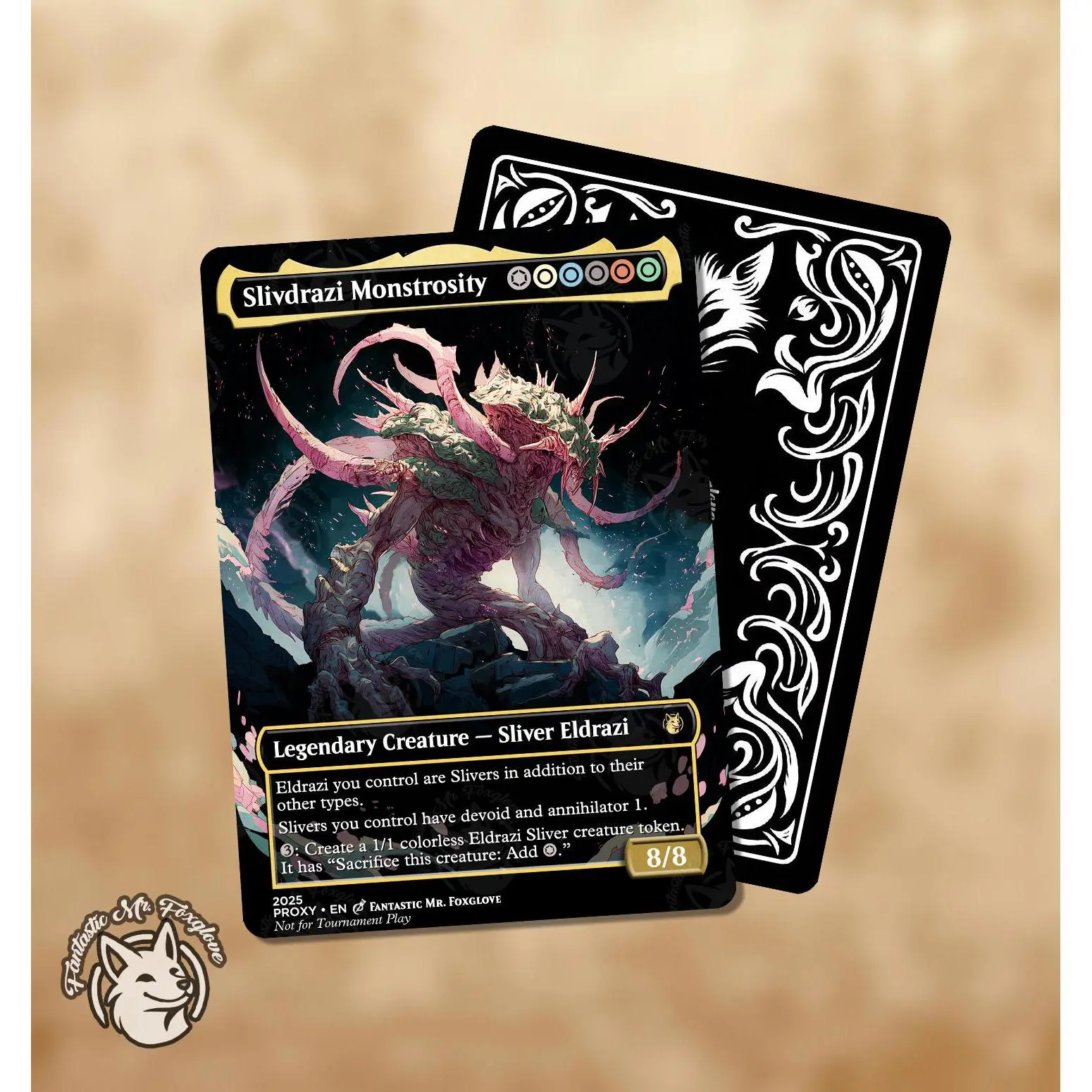 Slivdrazi Monstrosity | Proxy Card ("Un" card only legal by rule zero)