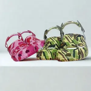 Fashion Camo Pattern Foam Clogs – Unisex Slip-On Shoes, Casual Comfort Shoe, Gift For Him Her