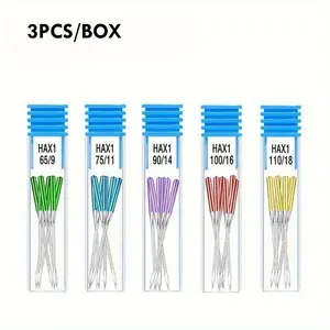 Sewing Machine Needles for Stretch Fabric - Replaceable Needles, Brother Sewing Machine Needles, Singer Sewing Machine Needles, Janome Sewing Machine Needles - 3pcs Anti-Jumping Mixed Color Sewing Machine Needle