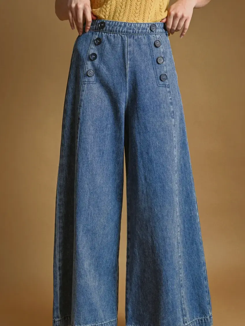 Sailor Denim Wide Pants Sailor Denim Wide Pants