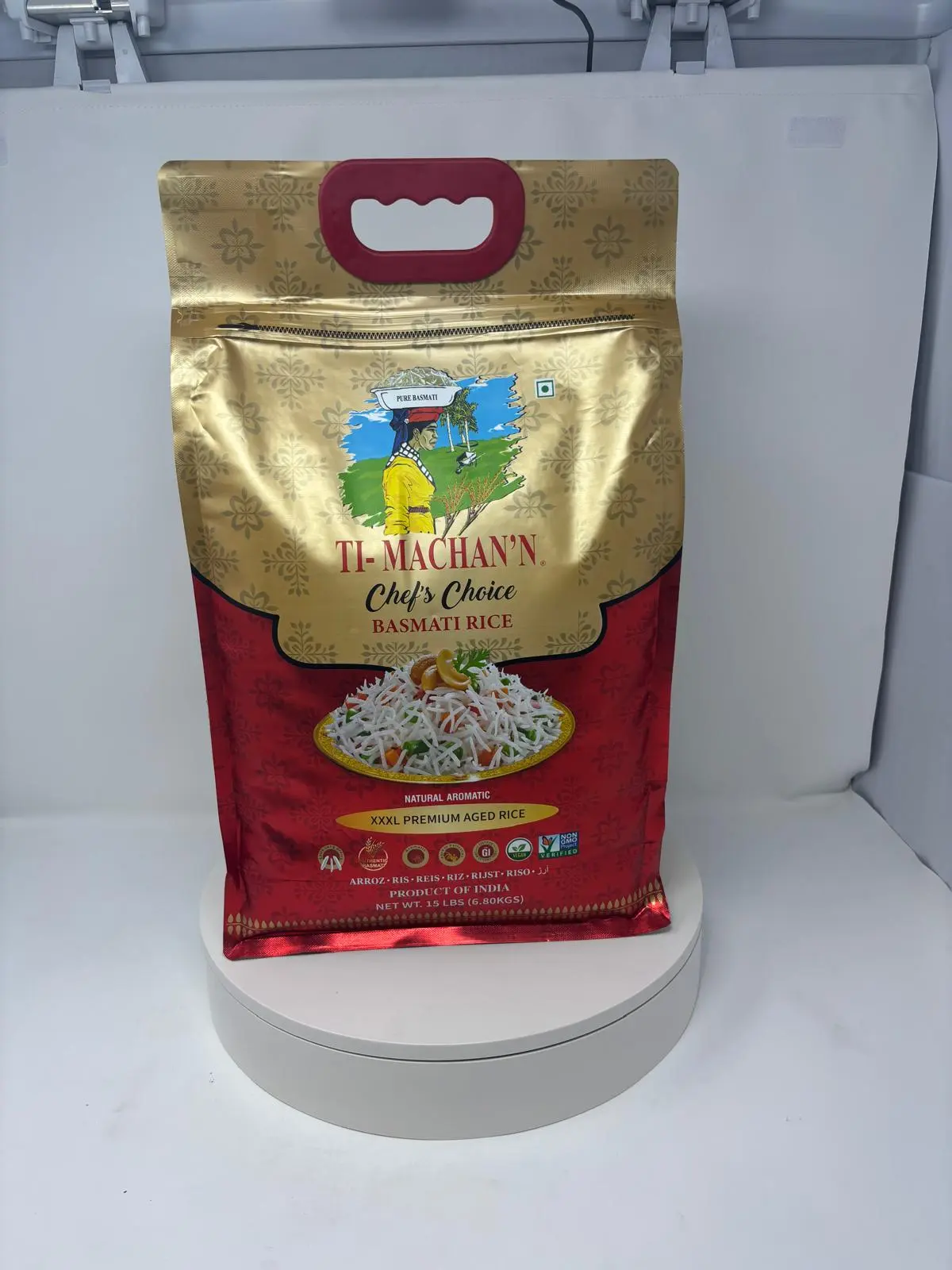Ti Machann Chef Choice Basmati 15 lbs