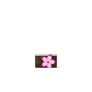 Takashi Murakami Card Holder "Sakura Brown" M13429
