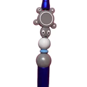 Turtle Silicone Beaded Pen - Writing Tool for Office and School Supplies