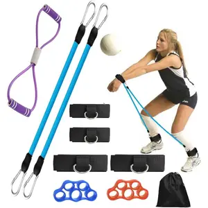 Volleyball Passing Trainer with Resistance Bands - Volleyball Passing Bands & Arm Bands Set for Volleyball Practice, Agility, Serving, Arm Swing & Pass