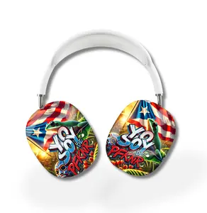 PUERTO RICO PFKNR Trendy Accessory Gift for Music Lovers Unique Earphone Case Stylish BORICUA Inspired Art Polycarbonate Protection