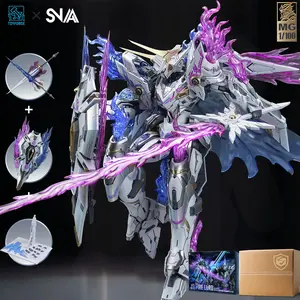 Authentic Snaa Rebuildable Mechanized Mecha Model Kit, High-Precision Assembly, Includes Spirit Fire Effect Parts & Display Stand, Collectible Quality Gift Choice, Model Collector