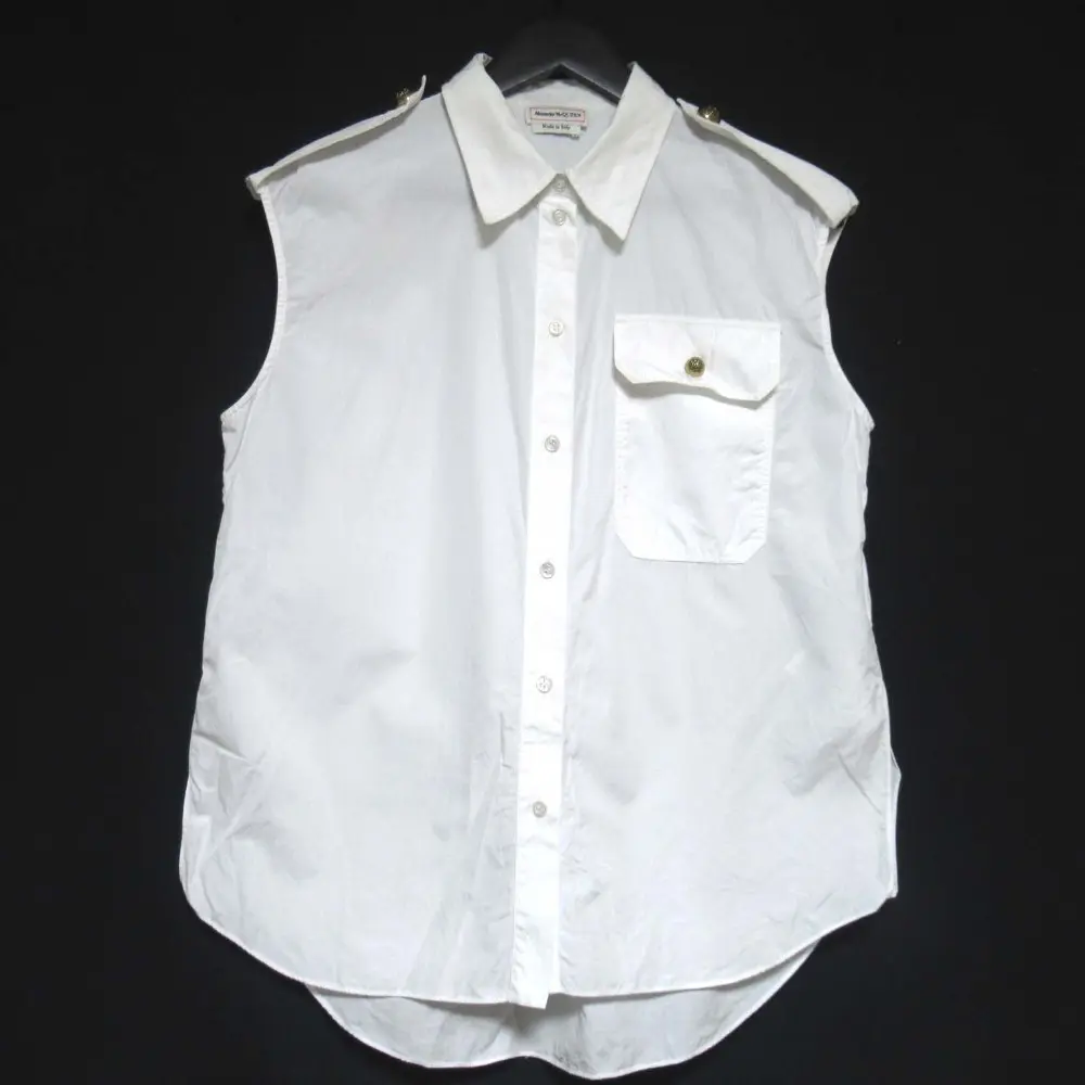 Pre-owned Alexander McQueen Others Small Leather Goods Sleeveless Shirt