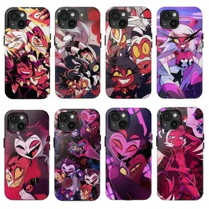 Helluva Boss Phone Case H3zbin Hotel Tough Case for iPhone 17 16 15 14 13 12 Pro Max Plus Gifts for Women Men Shockproof Cellphone Protector