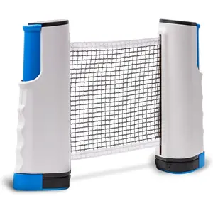 Retractable Ping Pong Net – 72" Table Tennis Net with Clamps| Portable Ping Pong Net for Any Table| Includes Custom Mesh Storage Bag| Replacement Table Tennis Net Posts