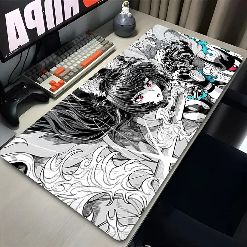 Zenless Zone Zero Hoshimi Miyabi Mouse Pad Gaming Accessories Computer Mousepad Anime ZZZ Keyboard Office Pads Rubber Mouse Mats