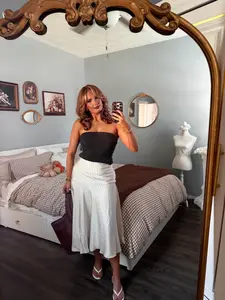 The French Girl Satin Skirt