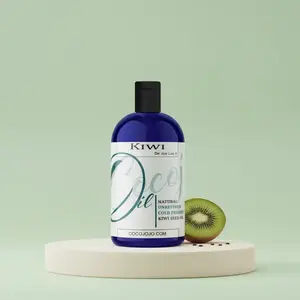 Dr Joe Lab Kiwi Seed Oil 16oz 32oz 128oz for Hair Skin and Beard Pure Natural Cold Pressed Unrefined with Fatty Acids for Moisturizing and Soothing