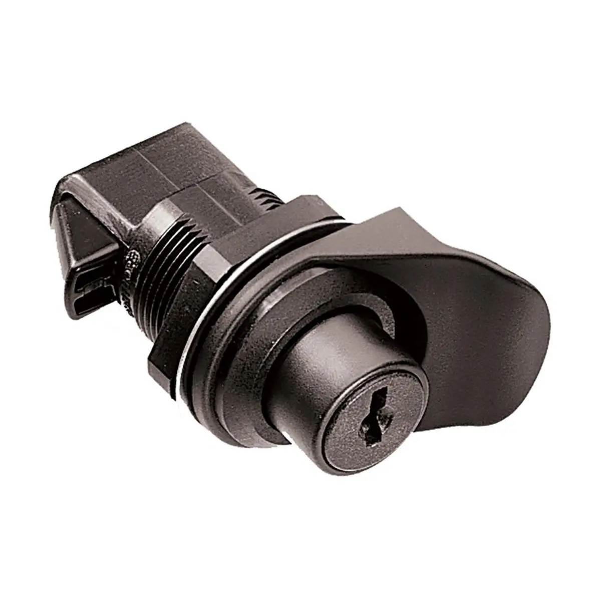 Southco Flush Knob Plastic Latch, Keylocking Security Mechanism for Marine Boat Hatches, Sailing & Water Sports