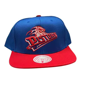 Mitchell & Ness Blue/Red NBA Detroit Pistons Reload 2.0 HWC Snapback Hat