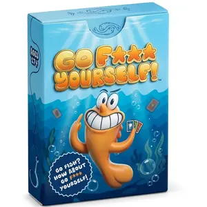 Go F Yourself! Adult Card Game - Hilarious Party Game for Grown Ups - Funny "Go Fish" Parody for Game Night - 52 Cards, 2+ Players, Gag Gift for Adults