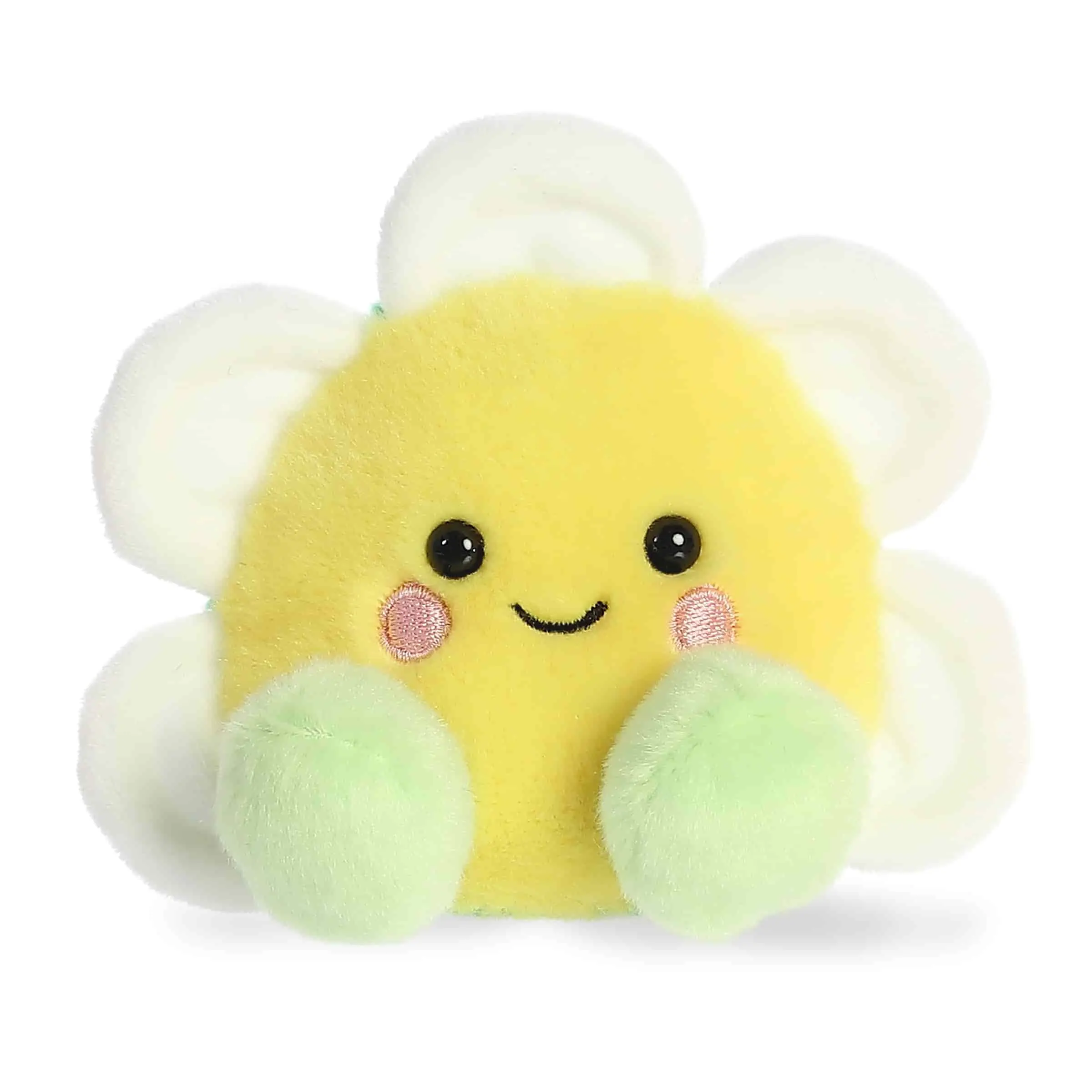 Palm Pals Adorable Deon Daisy 5 inch White Mini Soft Plush Collectable Stuffed Animal
