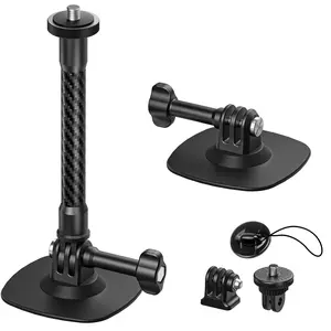 Flexible Adhesive Mount Compatible for Insta360 Helmet Mount X5 X4 X3 Ace Pro for Go Pro Hero Action Camera Base Kit for DJI Osmo Action Sports Camera Accessories Camera Mounts and Supports