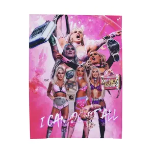 Tiffany Stratton v2 Blanket, WWE Women’s Wrestling Fan Fleece Blanket, Aesthetic Room Sofa Decor, Soft Warm Throw Blanket, Blanket For Home & Office