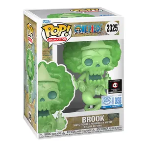 Funko Pop! One Piece - Brook (Ghost) (Non-Chase) #2325 Collectible Pop Vinyl Figure (Stickers May Vary)