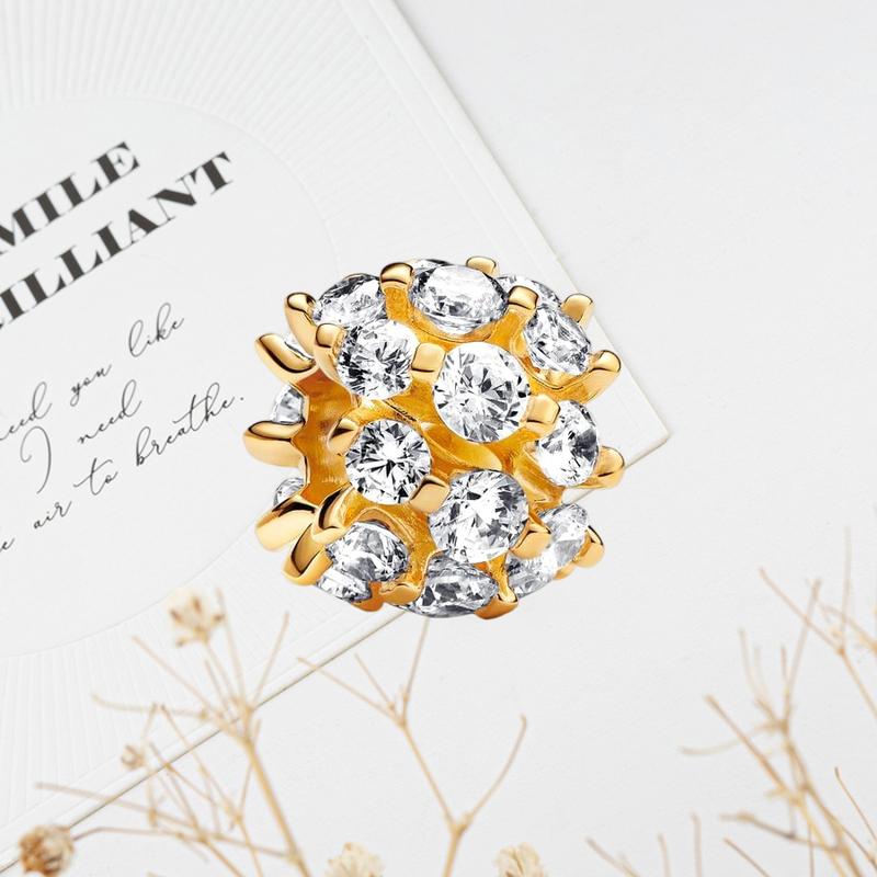 NEW Gold Lucky Heart Flower Dragon Snowflake Family Tree Charm Bead Fit Original Europeans 925 Silver Bracelet DIY Jewelry Gift NEW Gold Lucky Heart Flower Dragon Snowflake Family Tree Charm Bead Fit Original Europeans 925 Silver Bracelet DIY Jewelry Gift