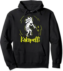 Kokopelli Deity Native American Petroglyph New Mexico Gift Pullover Hoodie - Jenniferlau Shop 55B07WLT1BT9