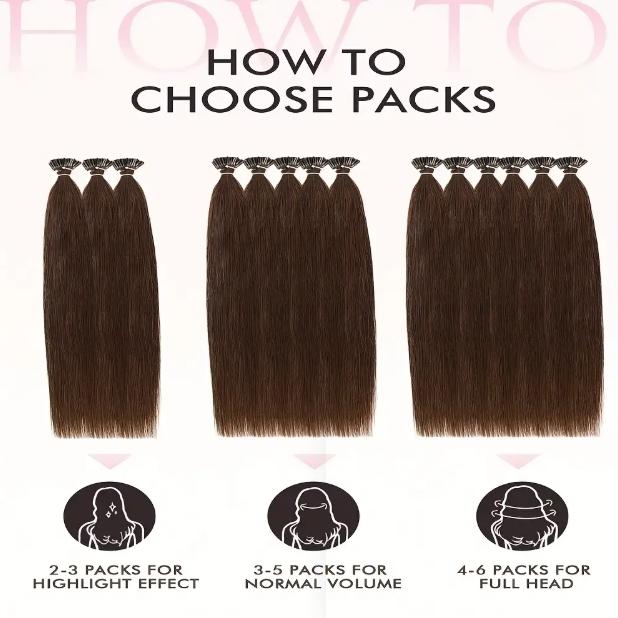 Luxurious Blonde I-Tip Human Hair Extensions 12-28 Inch 50pcs 30g/Pack 100% Remy Silky Straight Invisible Keratin Pre-Bonded No Tangle No Shedding Soft Natural Look For Daily Party Salon Use