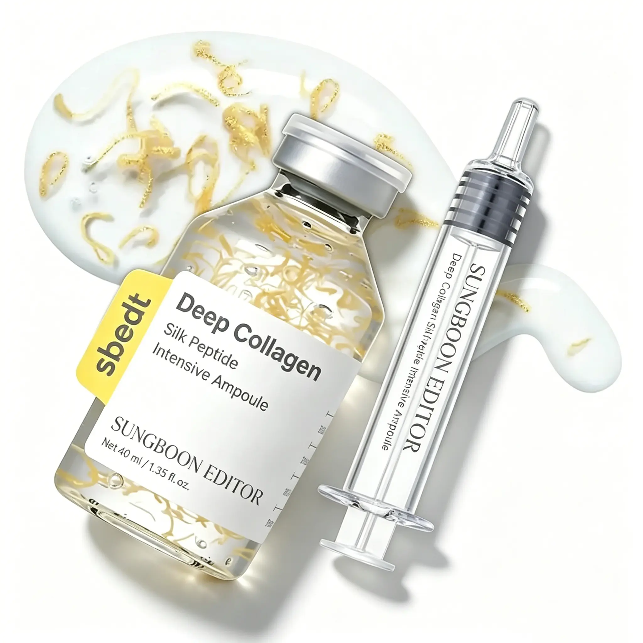Sungboon Editor Silk Lifting Peptide Ampoule 1.35 fl oz | Wrinkle Care | Face-Lift at Home serum with Peptides & Deep Collagen | Plumping, Smooth, Anti aging Korean Skincare 40ml