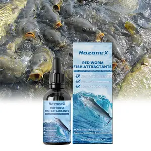 Red Worm Bait Attractant - Red Worm Formula Bait Feeding Additive, Wild Fishing Fish Attractant