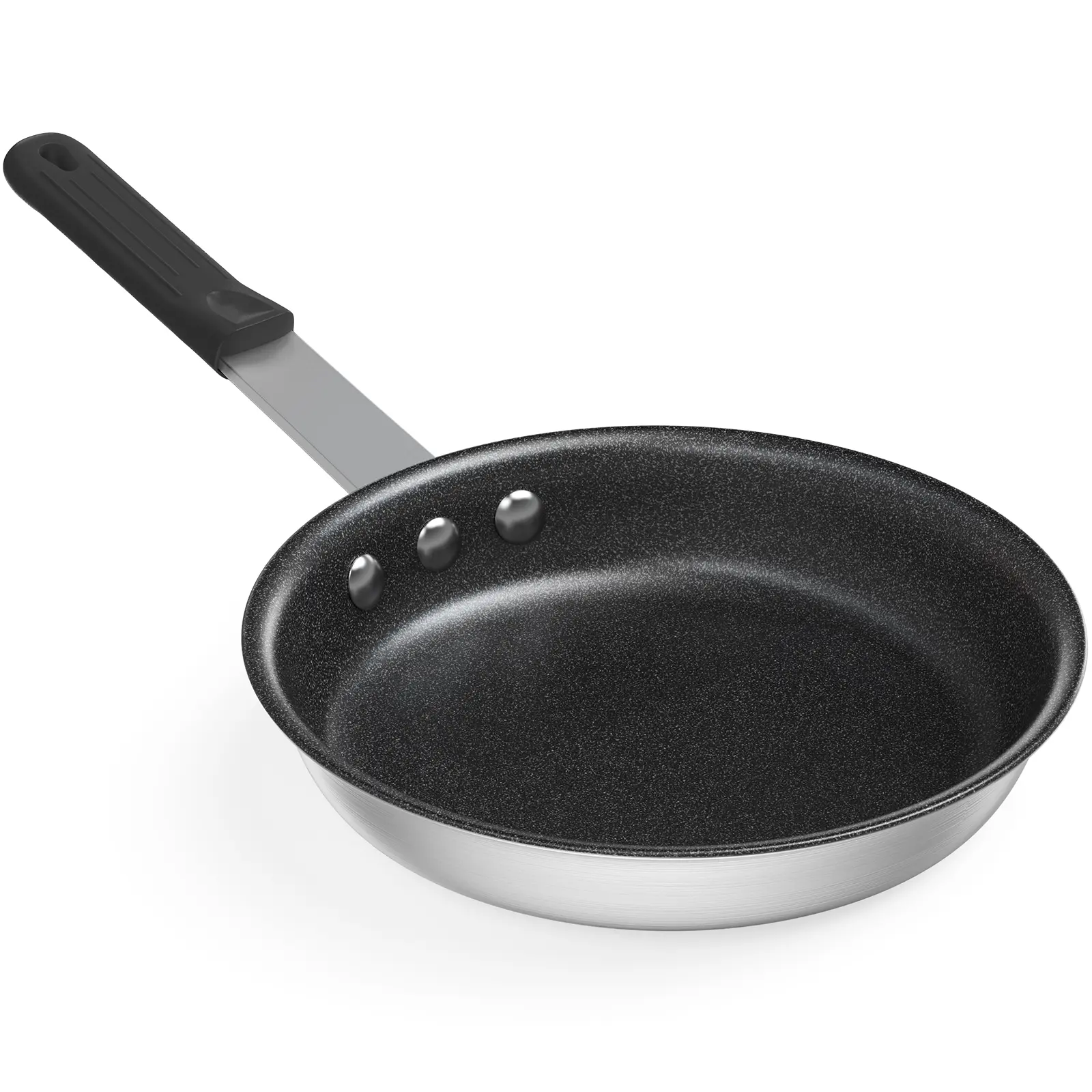 Aluminum Ceramic Nonstick Frying Pan Cookware - Induction Compatible Skillet with Detachable Silicone Handle, Oven Safe Up to 392°F, Even Heat Distribution for Gas, Electric, Glass Stovetops