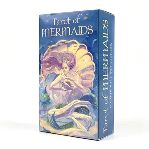 Tarot of Mermaids Tarot Deck Family Party Cards Game Classic Design For Beginners & Pros, Ideal For Divination Meditation Gifts