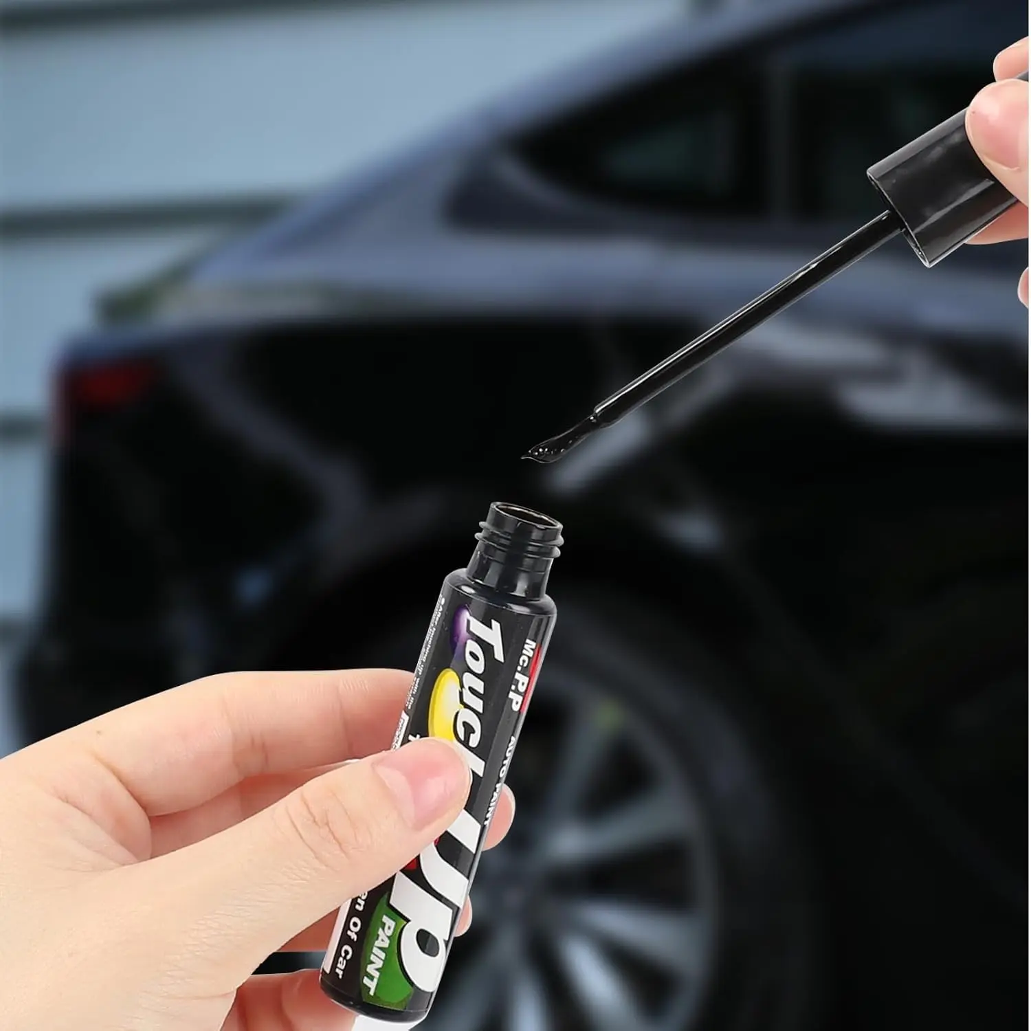 Touch Up Paint for Cars,Car Scratch Repair Car Accessories Touch-up Pen Car Scratch Remover for Lasting Scratches,Quick Drying, Easy to Use (black)