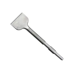SDS Plus Chisel Set - Thinset Scraping Bit, Flat & Wide Chisels for Hammer Drills - Ideal for Tile Removal and General Use