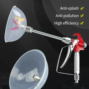 Paint Sprayer Anti-Splash Shield - Universal Airless Spray Gun Accessory for Clean, Mess-Free DIY Projects