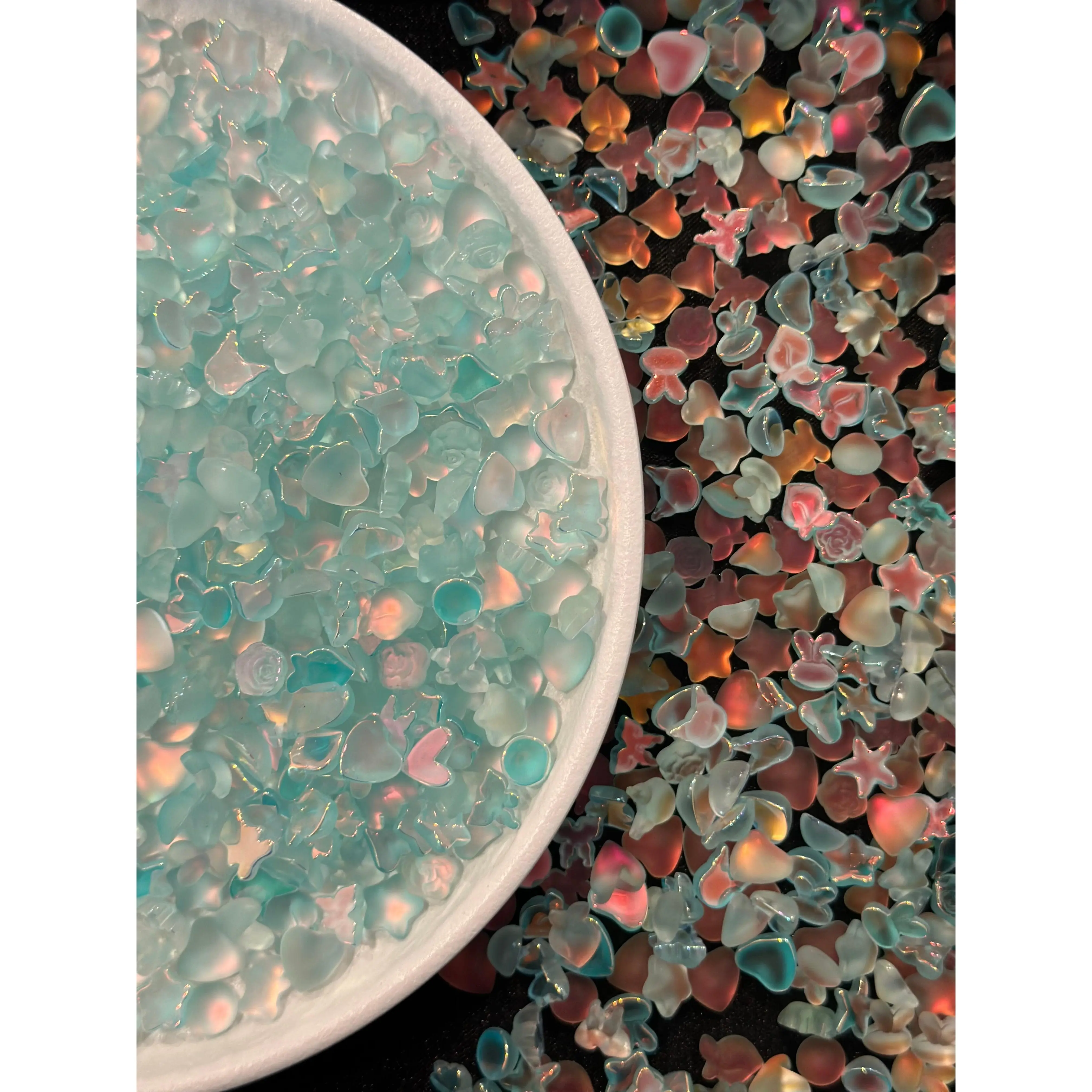 K9 AB Flat Back Glass Rhinestones For Nails Art and DIY