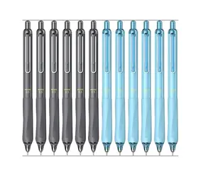 Gel Pens Quick Dry Ink Fine Point 0.5mm, Retractable Rolling Ball 6 Black/6 Blue Ink Pen, Click Silent Pens Set for Journaling Notetaking Drawing Sketching Smooth Writing Non Bleed 12pcs Multicolor Waterproof Marker Set bat  pen