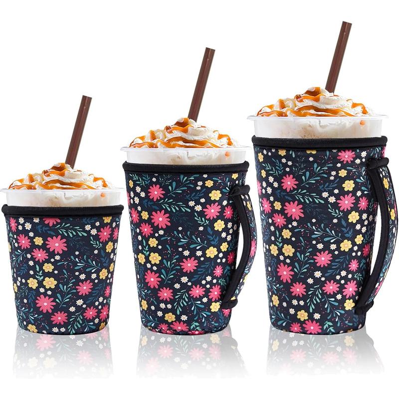 3 count Iced Coffee Sleeves Java Sok Coffee Sleeves for 16-32 ounces of hot or cold coffee or iced beverages Compatible with Dunkin Coffee cup and More ( Spot) 3 count Iced Coffee Sleeves Java Sok Coffee Sleeves for 16-32 ounces of hot or cold coffee or iced beverages Compatible with Dunkin Coffee cup and More ( Spot)