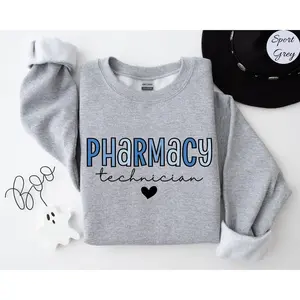 Groovy Pharm Tech Sweatshirt, Pharm Tech Shirt, Pharmacy Technician Crewneck, Nurse Appreciation Gift, Pharmacy Tech Sweater