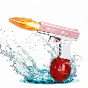 Portable Electric Pulse Light Water Gun, Outdoor Beach Pool Toy, Rechargeable Lithium Battery, Unisex Summer Party Gift, Blasters