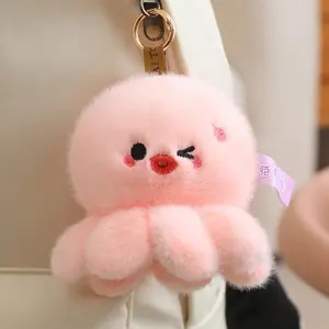 Octopus Plush Keychain, Compact Design Saves Space, Perfect Vibe Match, Fun Accessory for Your Bag, Ideal Gift Idea
