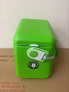 IGLOO Tag-Along-Too Green 11-Quart Tailgating Chest Cooler With Adjustable Strap 2-Day Ice Retention Leak-Resistant