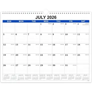 2026-2027 Wall Calendar - 18 Months Wall Calendar, July 2026 - December 2027, 15" x 11.5", Large Writing Blocks, Suitable for   the Wall