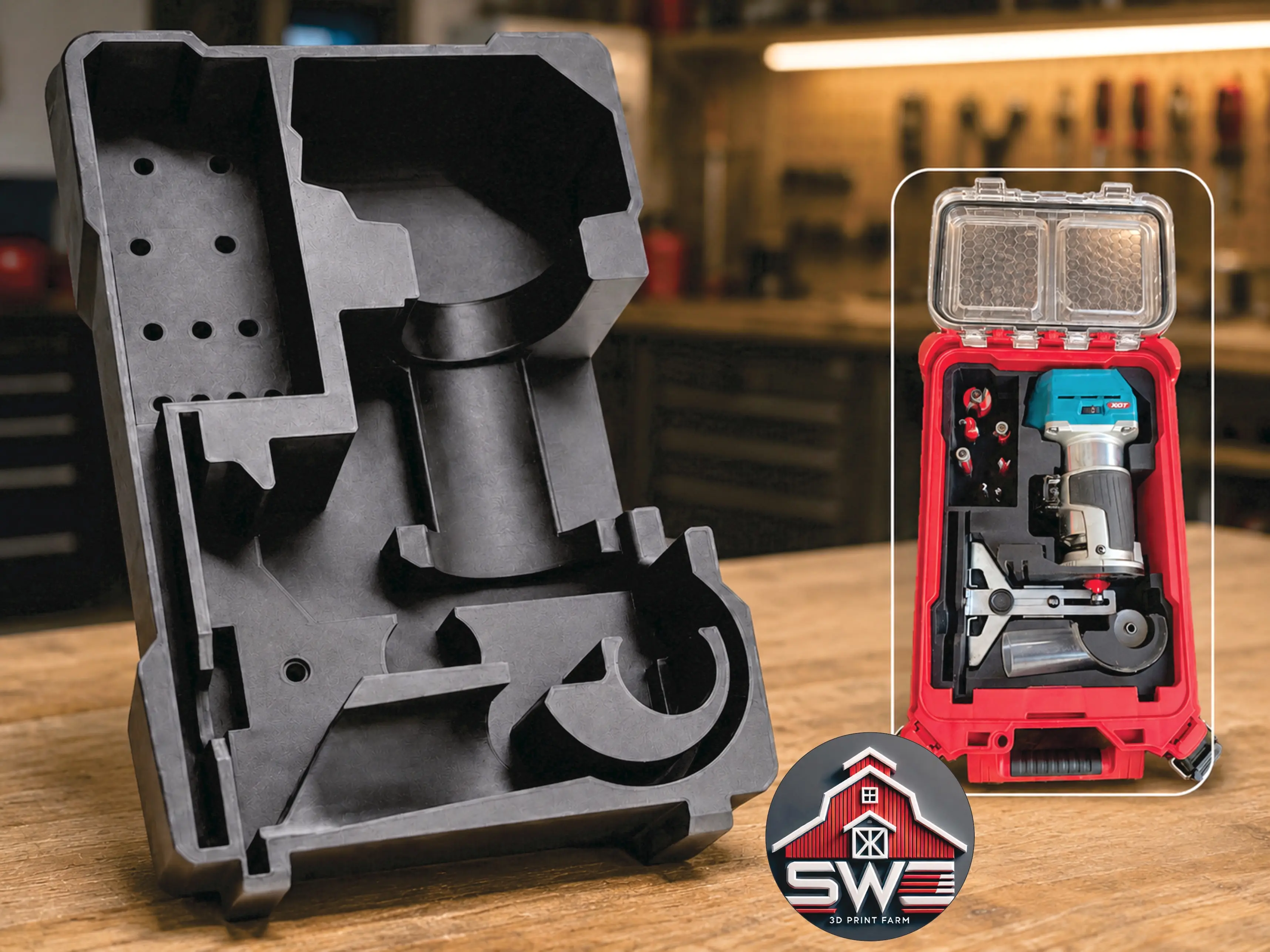 Makita 40V XGT & 18V Compact Router Insert Organizer for Milwaukee Packout 48-22-8435