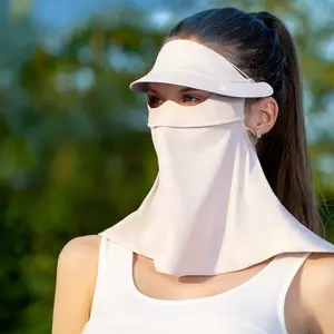 Full-Face Cycling Visor / Sun Hat for Summer – Effective Sun Protection, Ideal for Cycling, Fishing, Hiking, and More