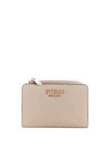 GUESS Female Laurel II Debossed Peony Card Case
