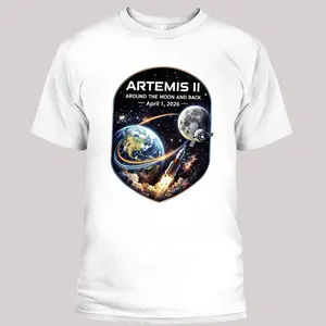 Artemis II 2026 Rocket Launch T-Shirt